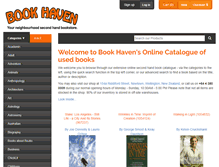 Tablet Screenshot of bookhaven.co.nz